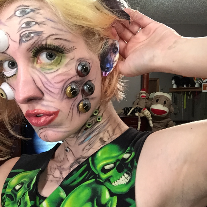 Illustration for article titled The Google DeepDream Makeup Tutorial That Nobody Asked For